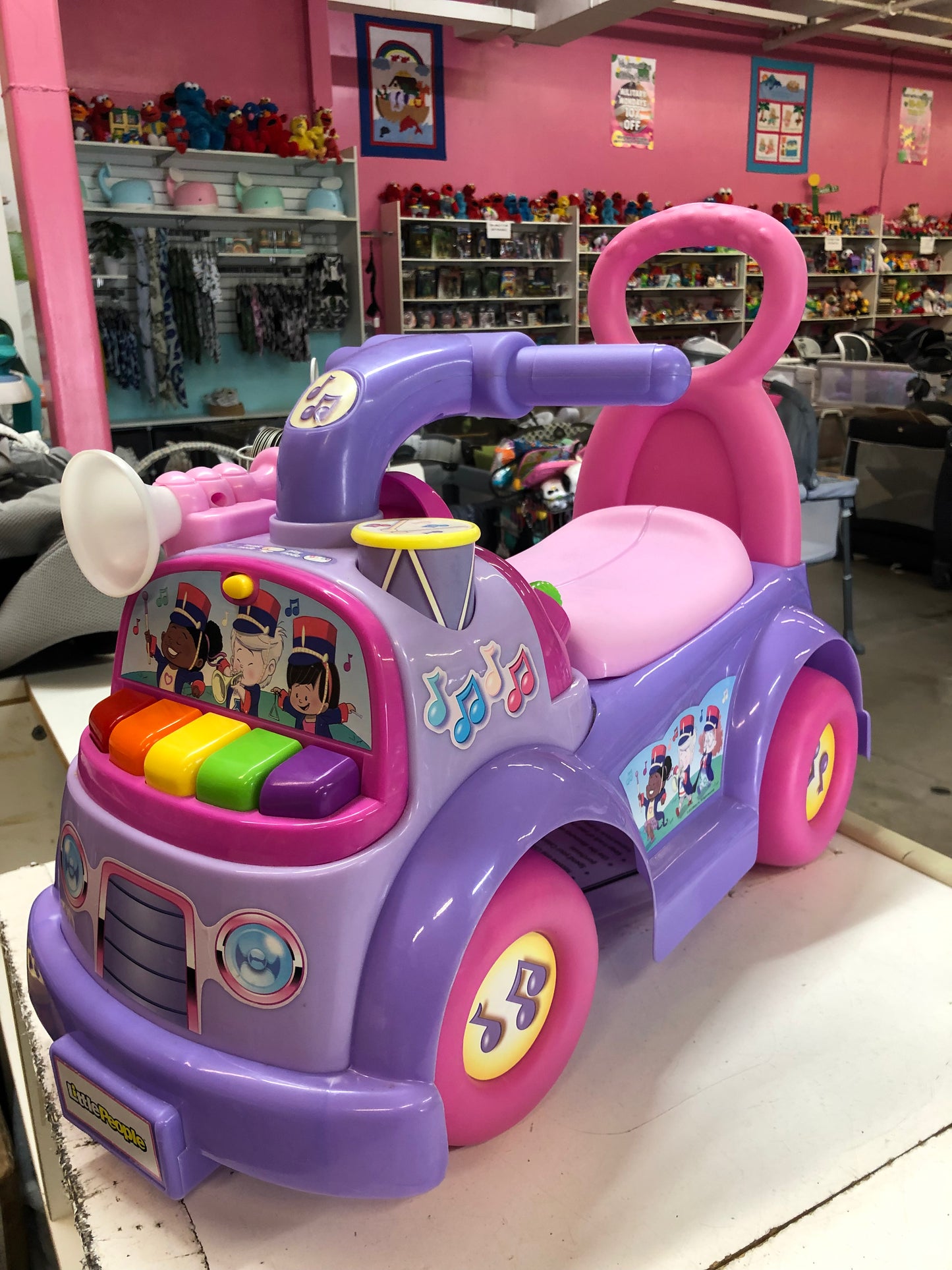 Fisher Price Little People Ride On, Purple