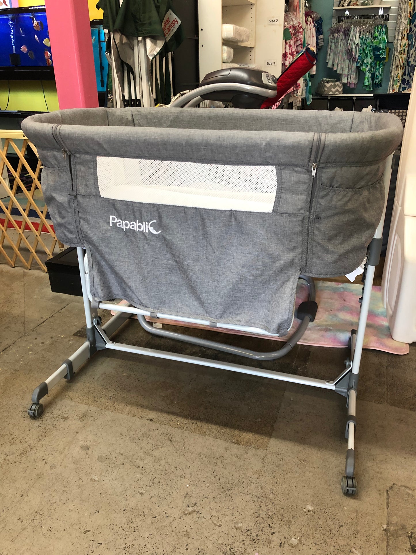Papablic Height Adjustable Bassinet