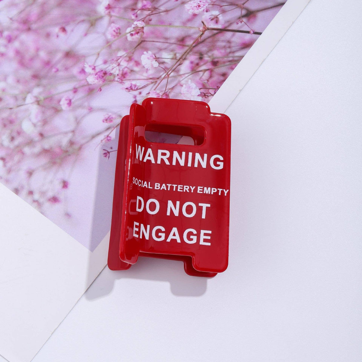 Do Not Engage Hair Claw Clip