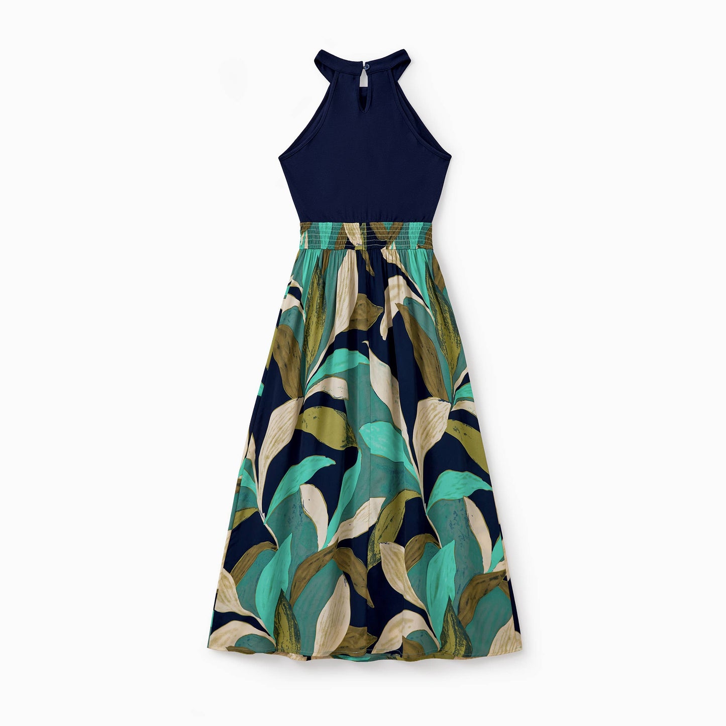 Leaf Dress: Blue: 4-5 Years