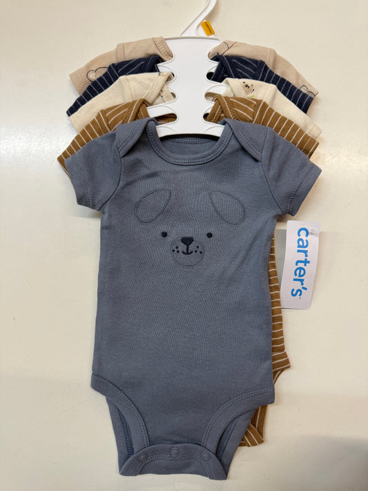 New 5pk Carter’s Bodysuits, Newborn