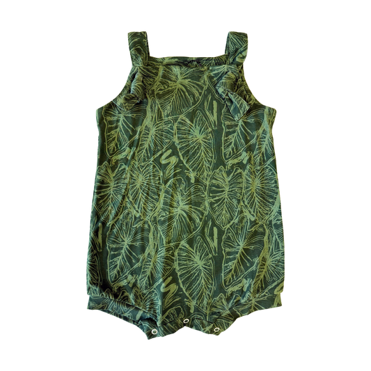 Green Kalo Scribble Makani Overall: 18-24MO