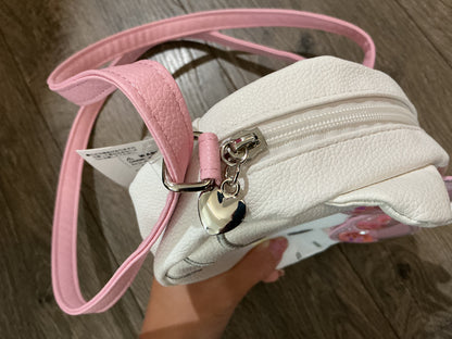 Sanrio Hello Kitty Kids' Face-Shaped Shoulder Bag Pink New