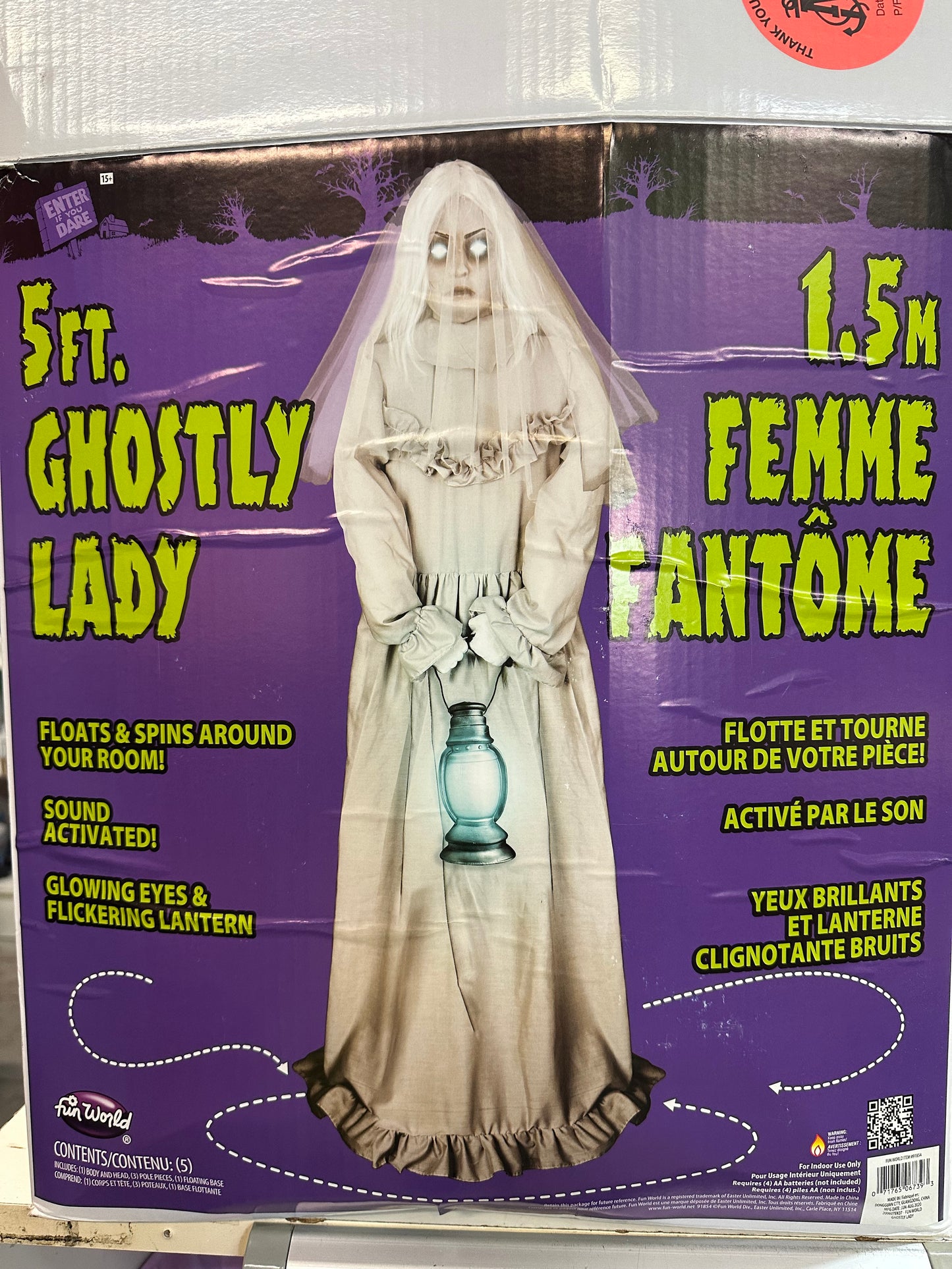 5 ft. Ghostly Lady