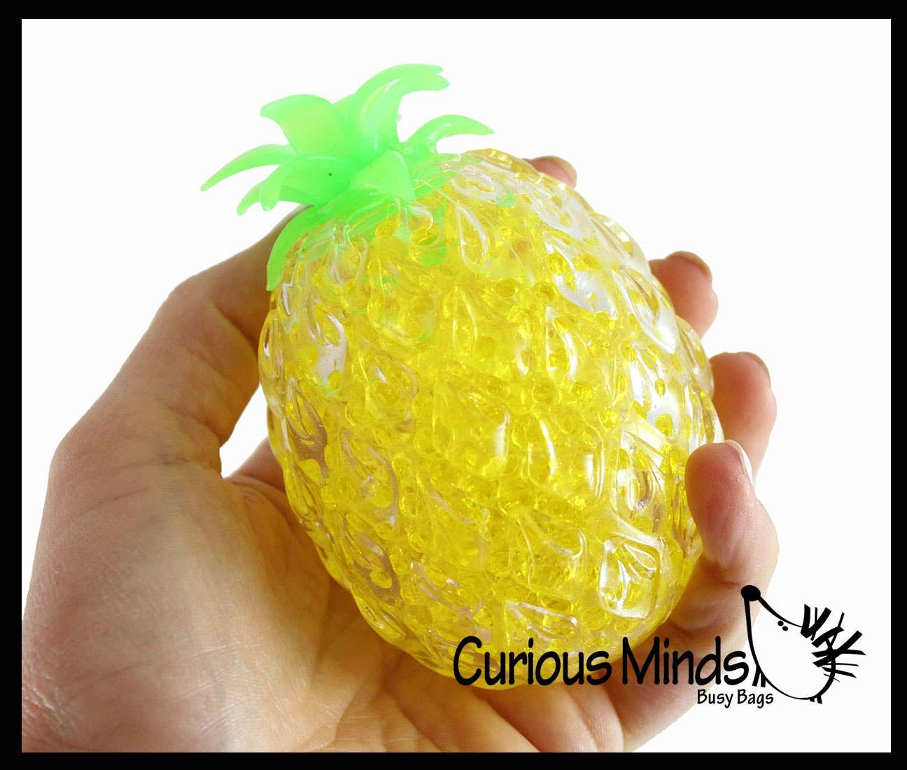 Yellow Pineapple Bead Filled Squishy