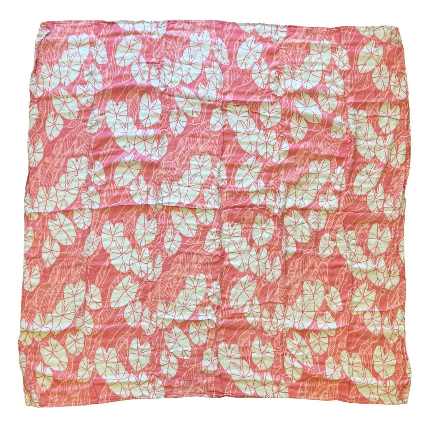 Pink Mauka Kalo Kapa Moe - Hawaiian Bamboo Swaddle