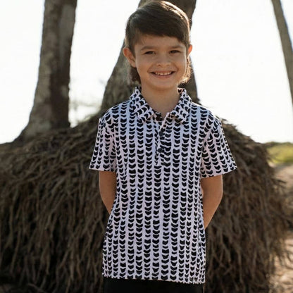 Shell-ish Bamboo Polo Shirt: 3T