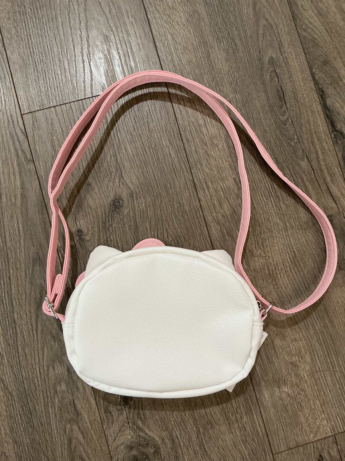 Sanrio Hello Kitty Kids' Face-Shaped Shoulder Bag Pink New