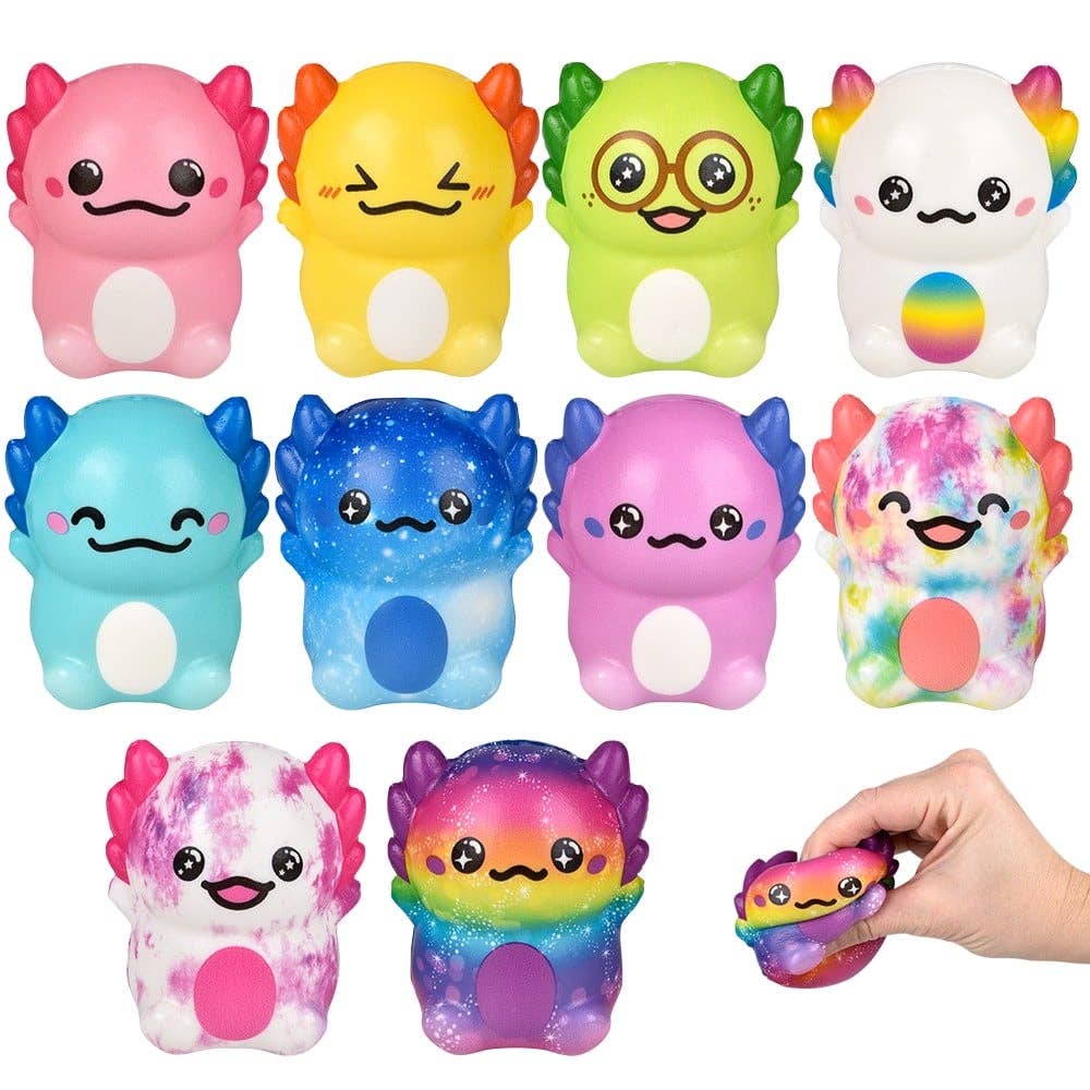 Foam Squish Axolotl 3.25"
