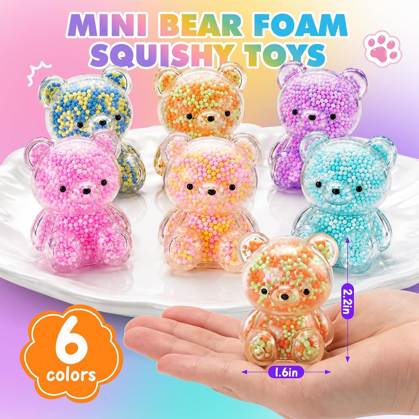 Mini Bead Squishy Bear