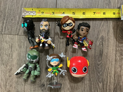 Mystery Minis Super Heroes etc Mini Figures  Loose Lot Bobble head