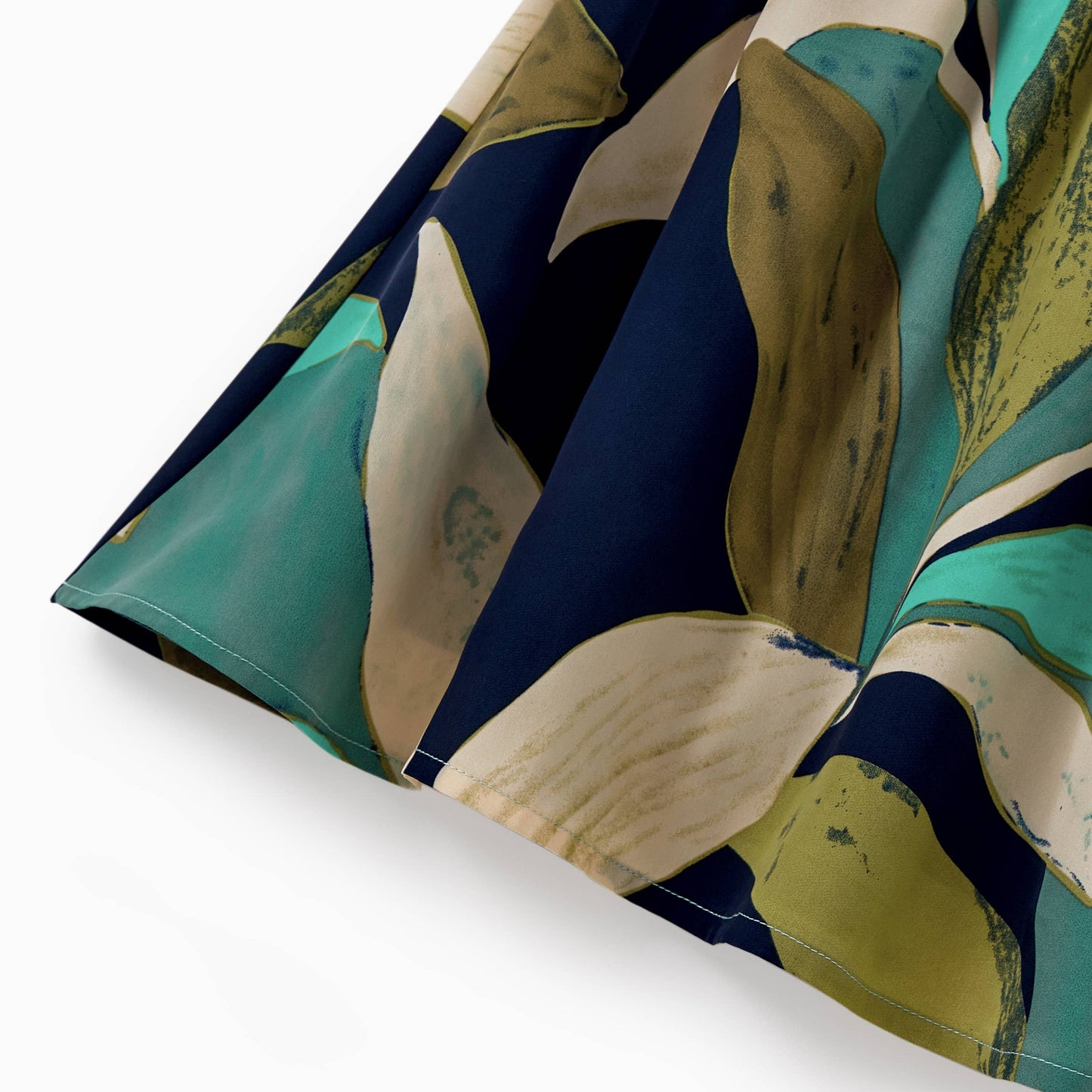 Leaf Dress: Blue: 3-4 Years