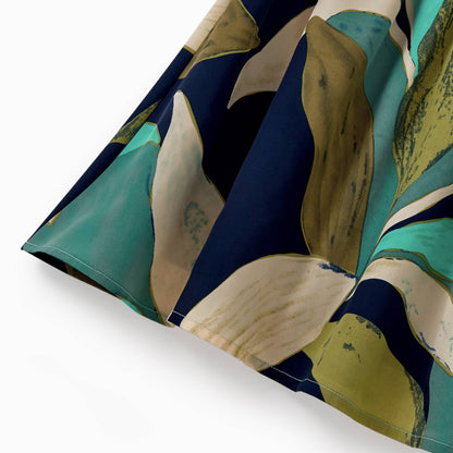 Leaf Dress: Blue: 4-5 Years