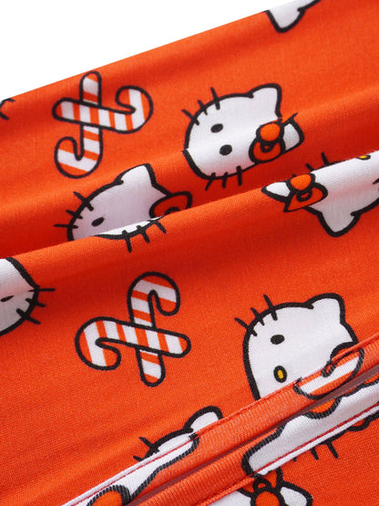 PoshTOT Sanrio Hello Kitty Red Romper: 3-6M