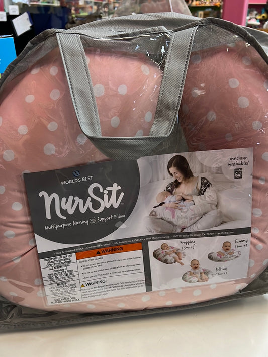 NurSit Nursing Pillow, Pink