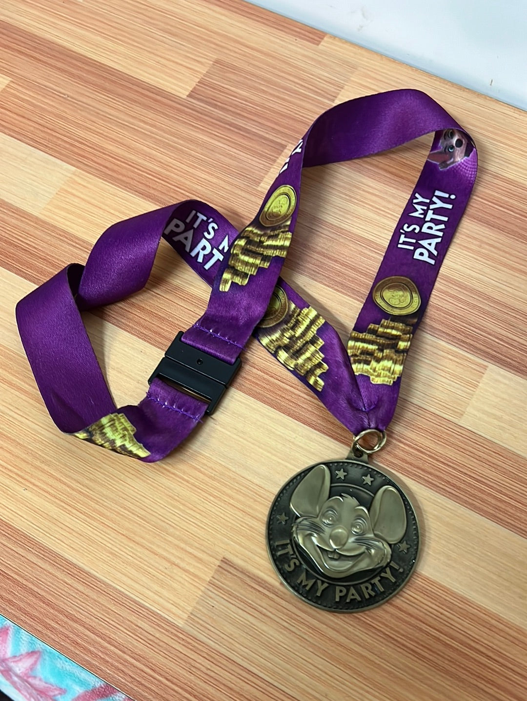 Chuck E. Cheese Birthday Medal