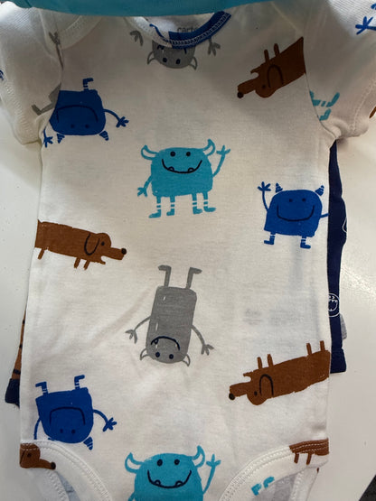 New Carter’s 5pc Bodysuit, 6m