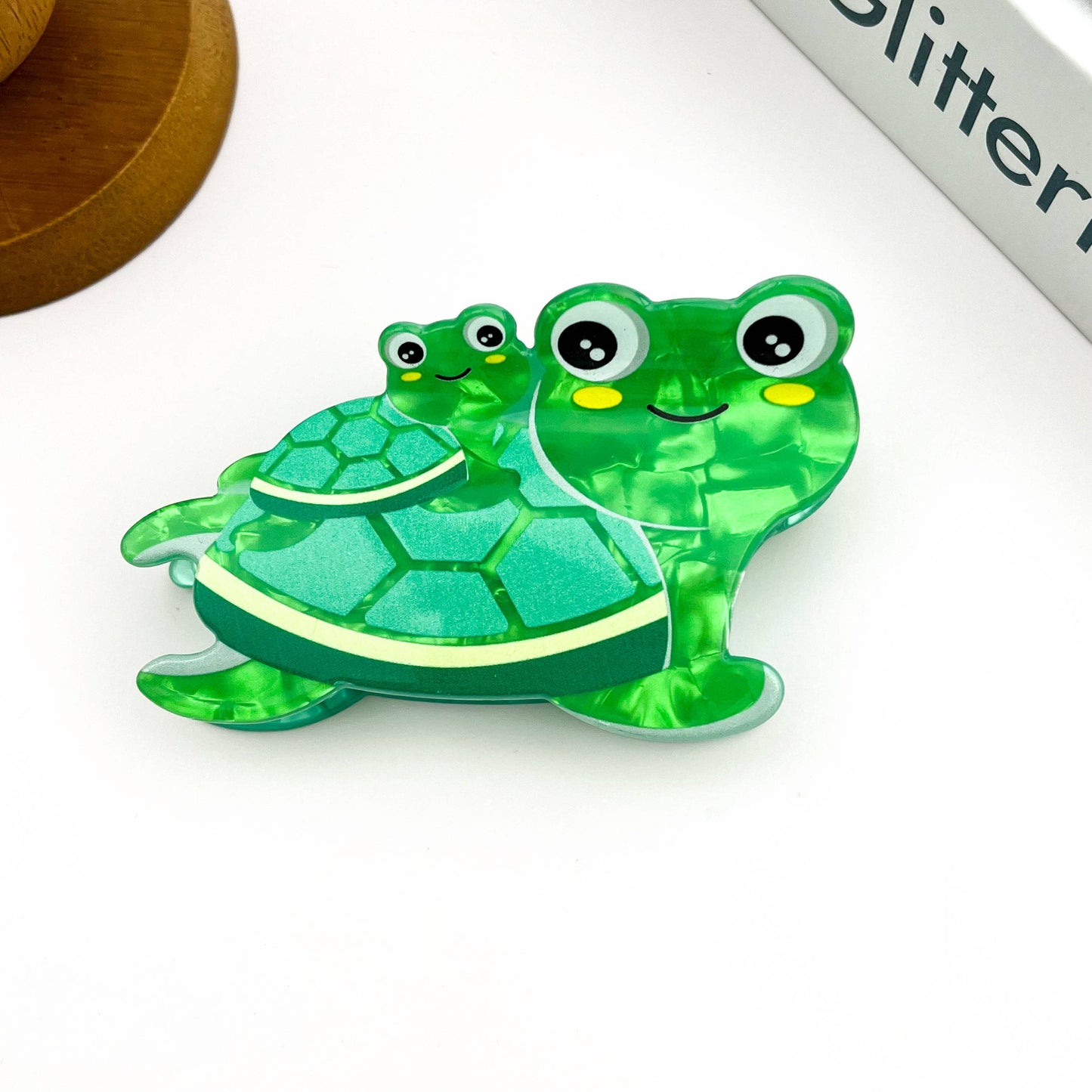 Double Turtle Claw Clip