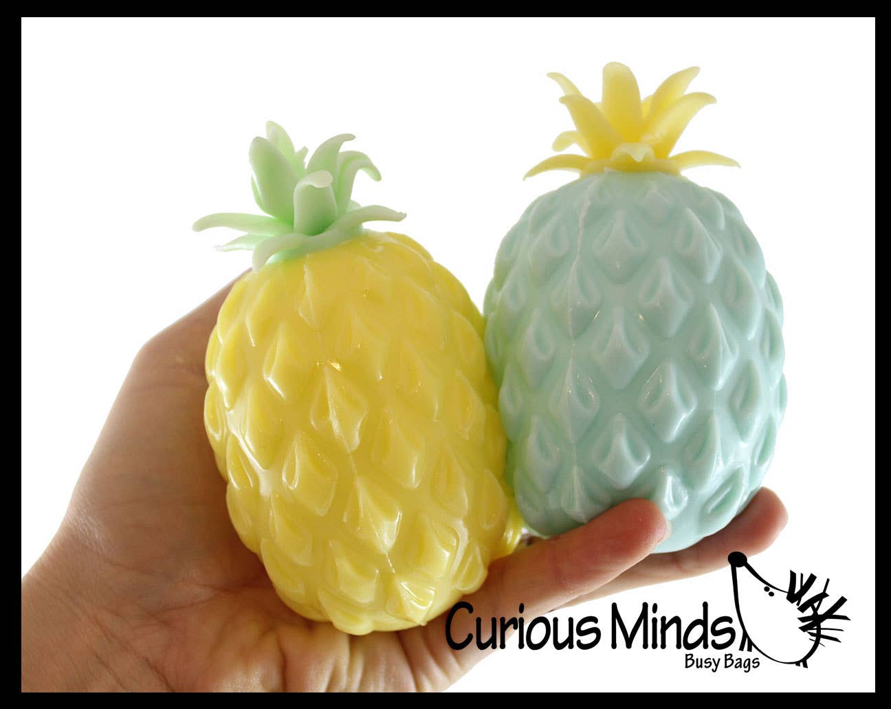 Colored Pineapple Bead Filled Squishy