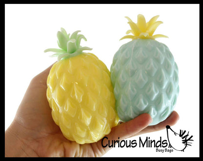 Colored Pineapple Bead Filled Squishy