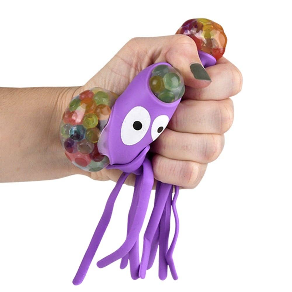 5.5" Squish & Stretch Beaded Octopus
