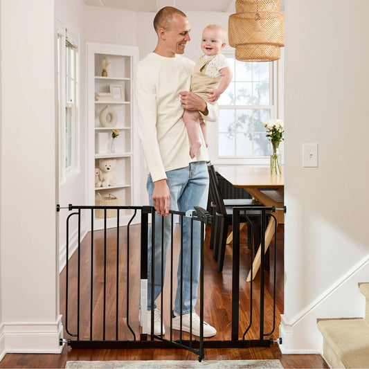 New Regalo 49" Extra Wide Gate, Black