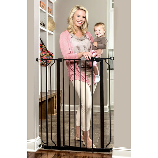 New Regalo Easy Step® Extra Tall Gate, Black