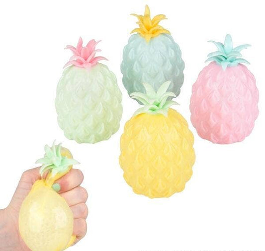 Gel Balls Filled Pineapple Squishy 4.33"