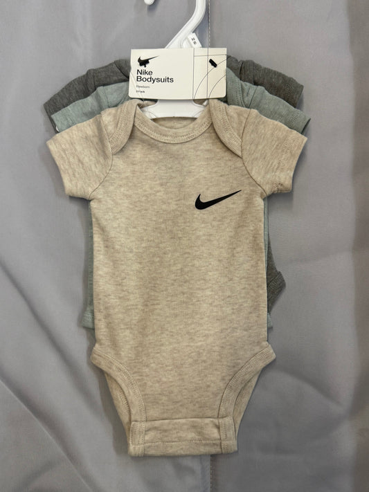 New 3pc Nike Bodysuits, Newborn