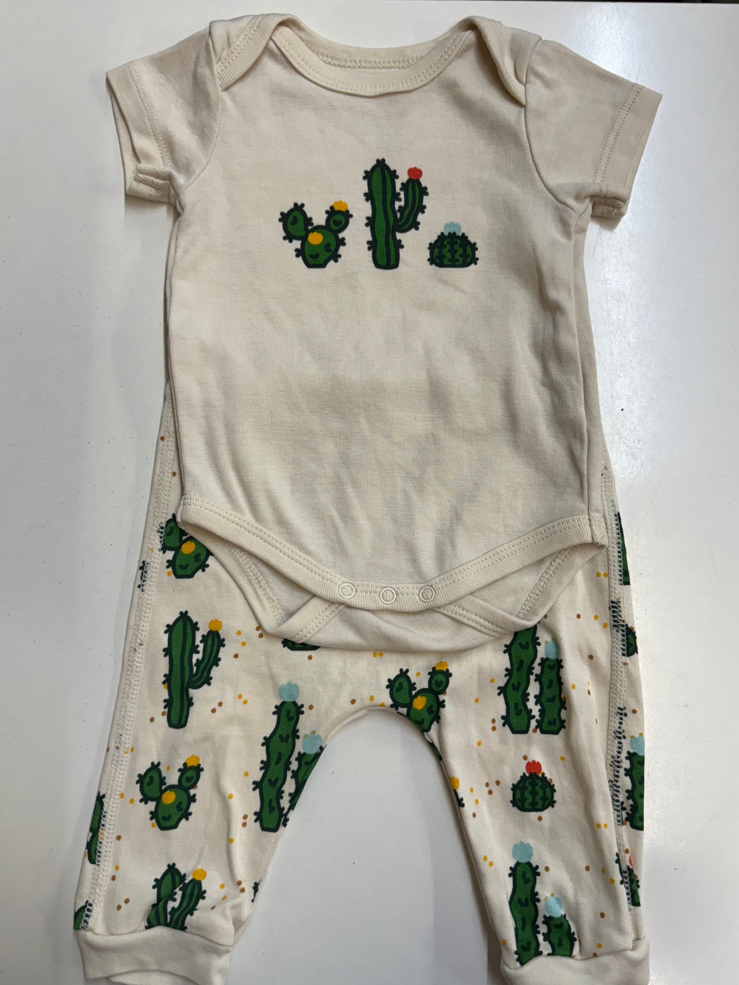 2pc Cactus Set, 3-6m