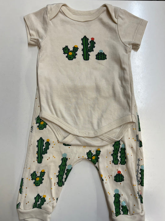 2pc Cactus Set, 3-6m
