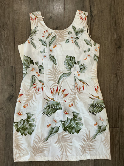 NWOT KY’s Hawaii Vintage Beige Mini Dress Size S, XL