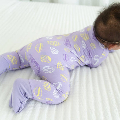 Shell Pop Bamboo Coverall: 6-9M