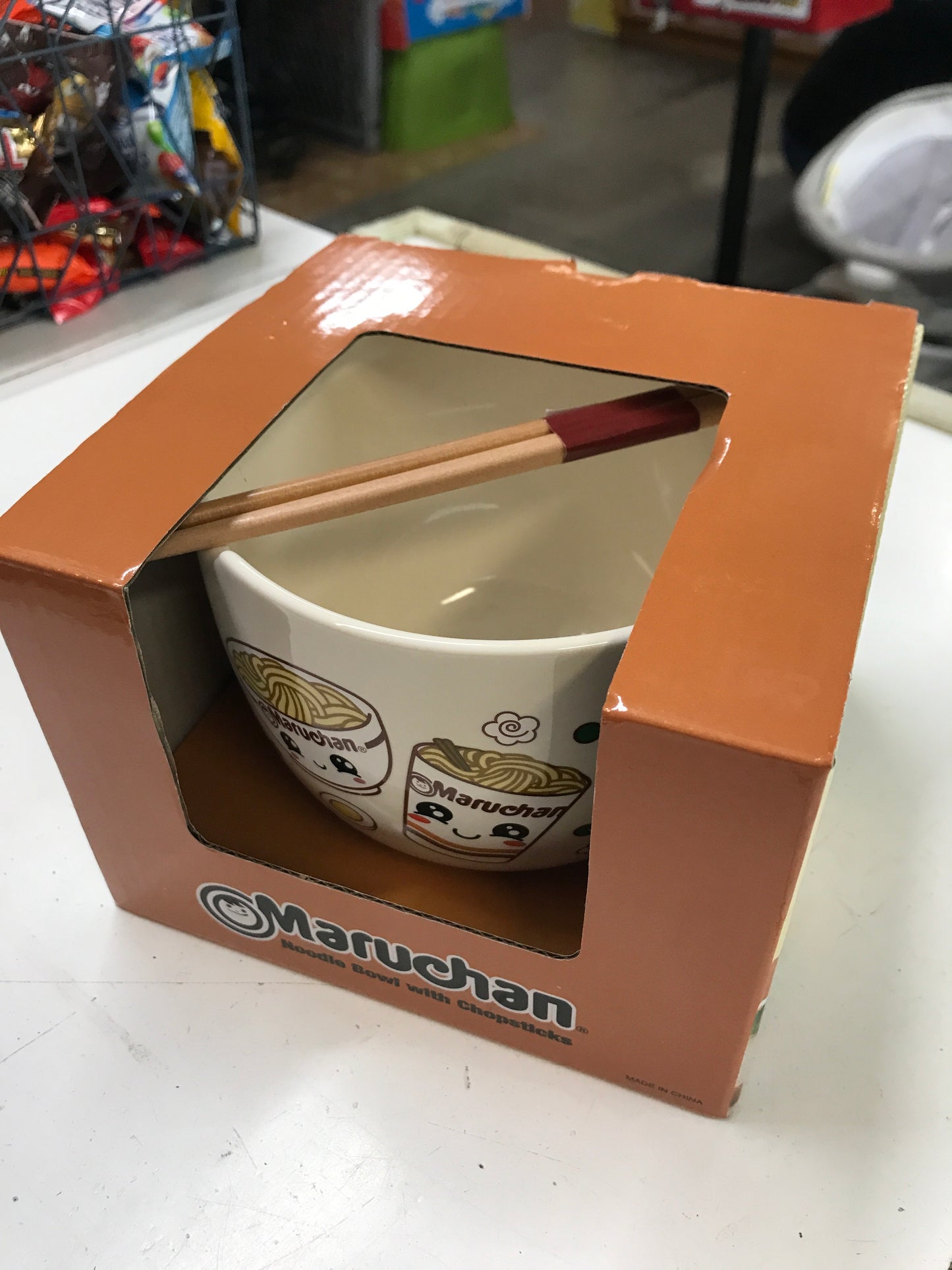 Maruchan Noodle Bowl With Chopsticks