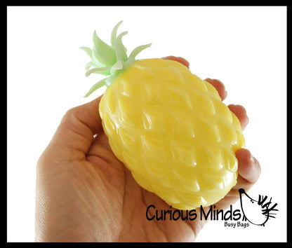 Colored Pineapple Bead Filled Squishy
