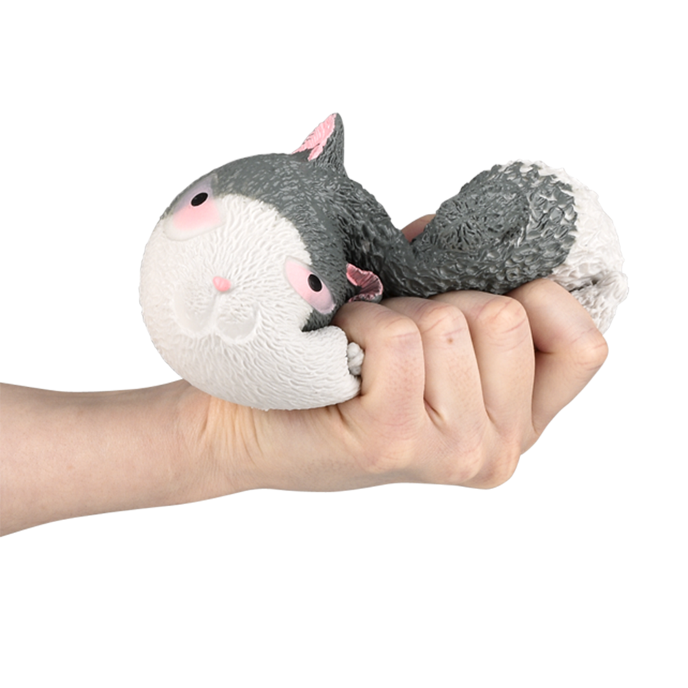 SQUISH AND STRETCH PUFFY CAT