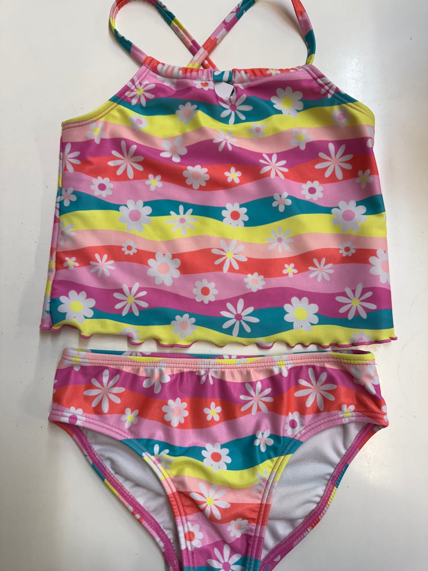 2pc Floral Swimsuit, 5T