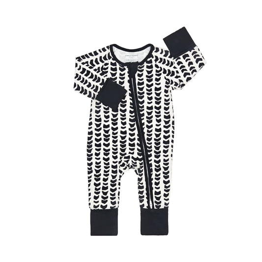 Shell-ish Bamboo Coverall: 6-9M
