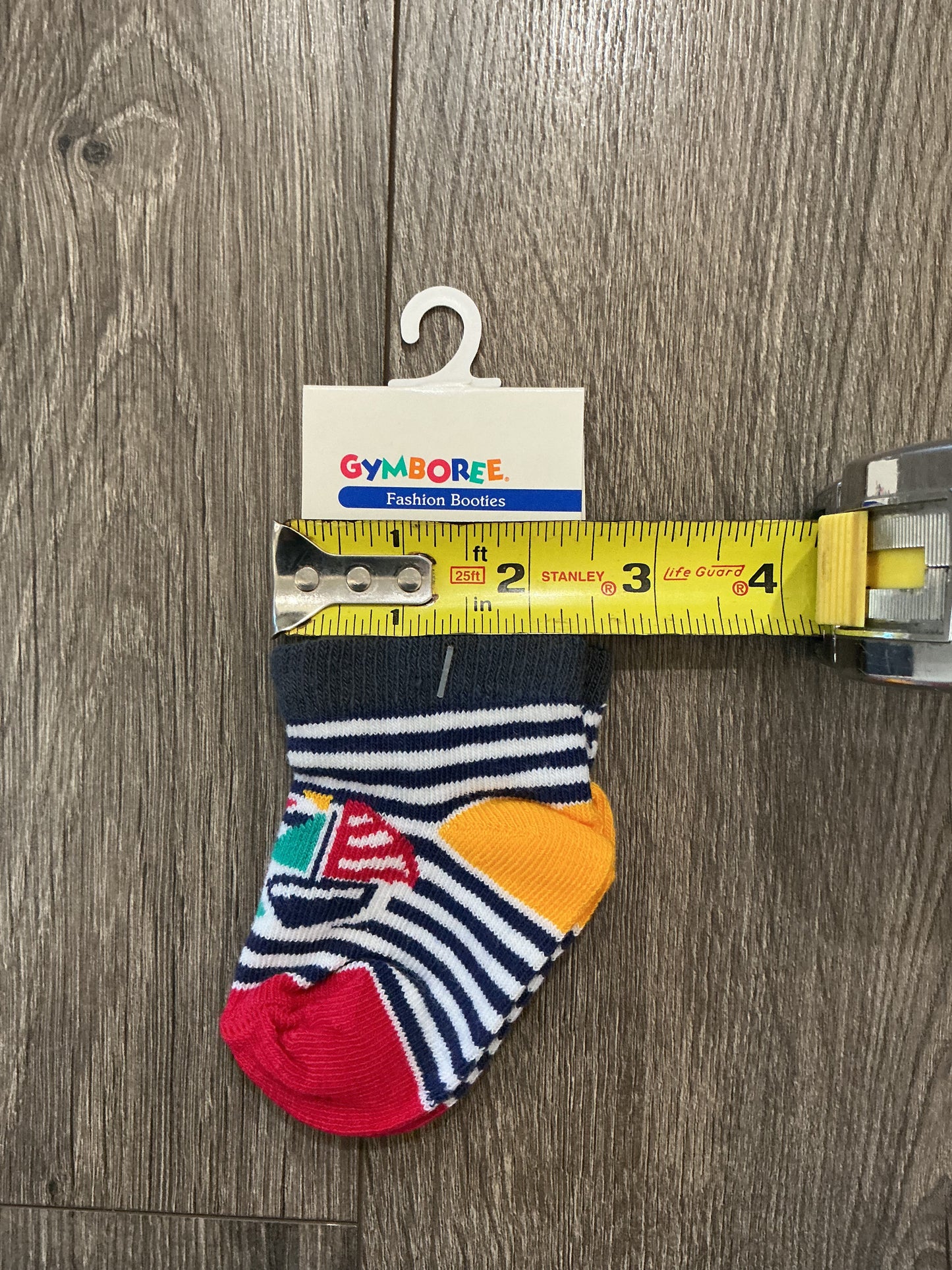Vintage Gymboree GymBooties Rainbow Tag Fashion Socks INF/XS 6-12 mo NEW
