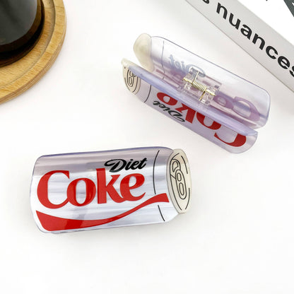 Diet Coke Bottle Hair Claw Clip, Fun Acetate Hair Accessory: Coke