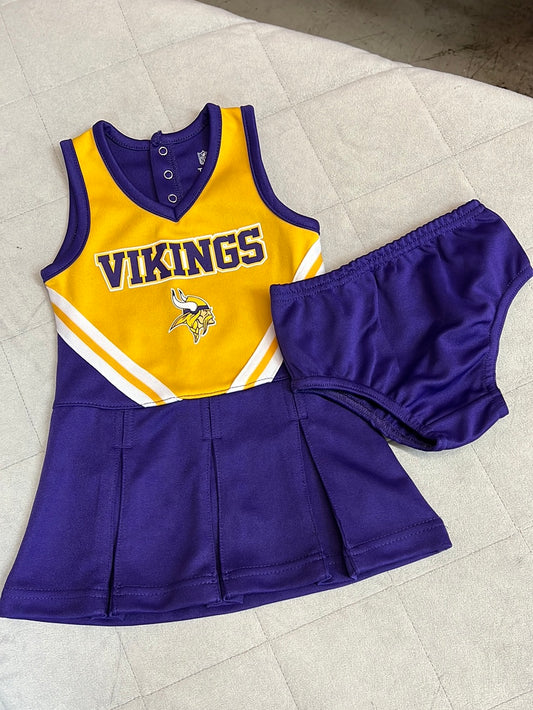 Minnesota Vikings Cheer Outfit, Size 18M