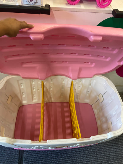 Little Tikes Toy Storage, Pink/White