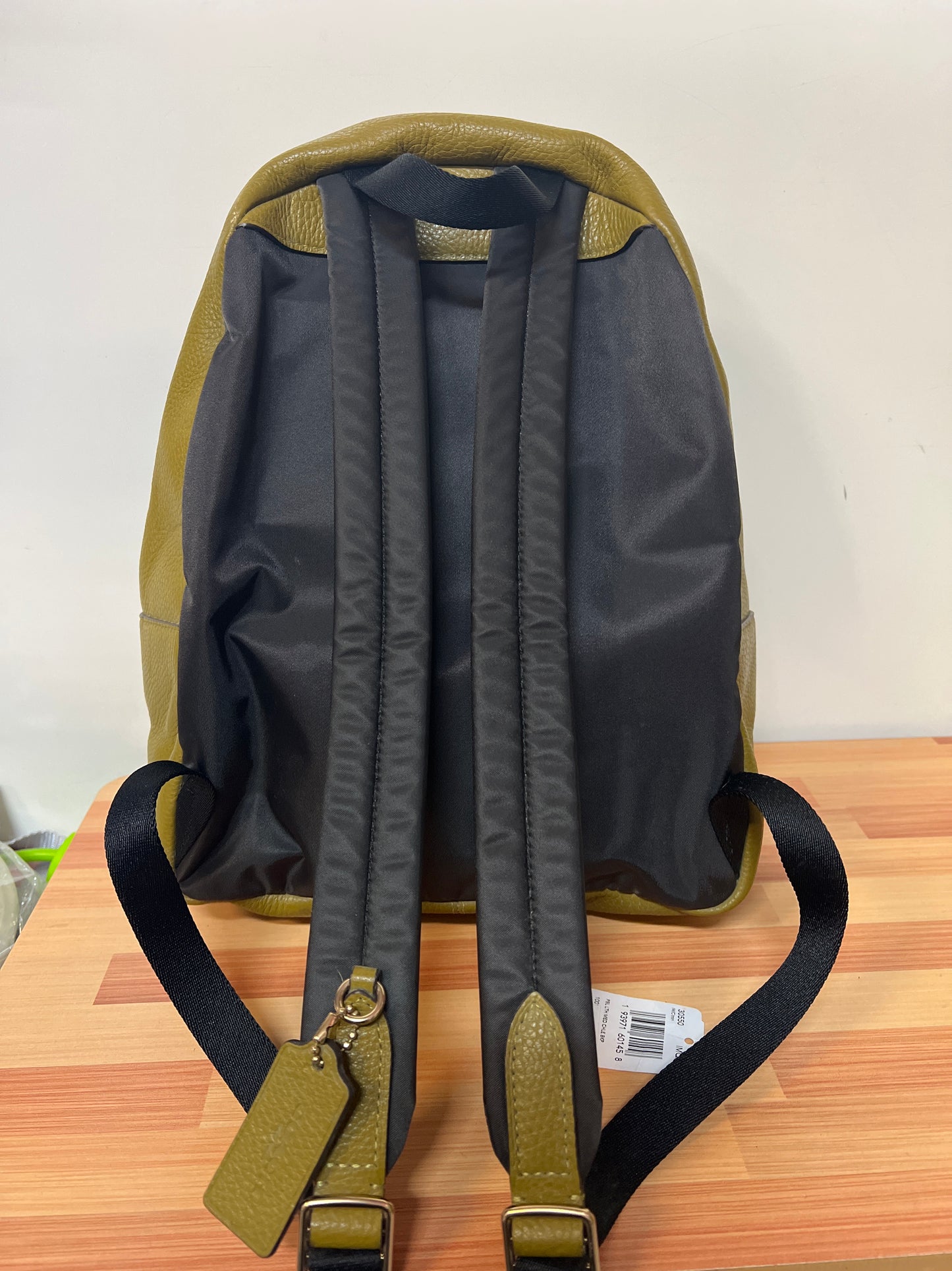 Coach Leather Backpack