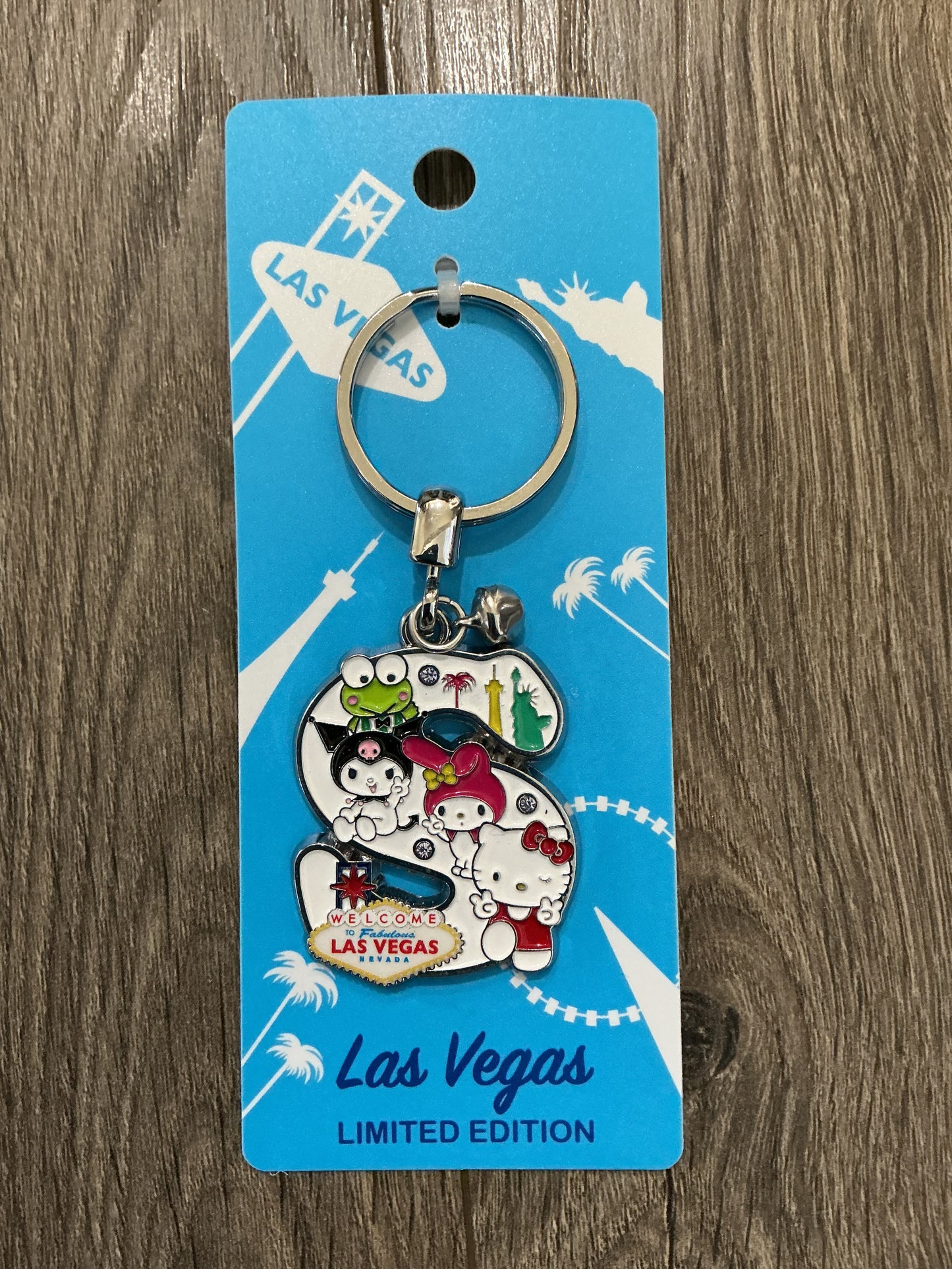 Limited Edition Las Vegas ‘S’  Sanrio Keychain Hello kitty My Melody