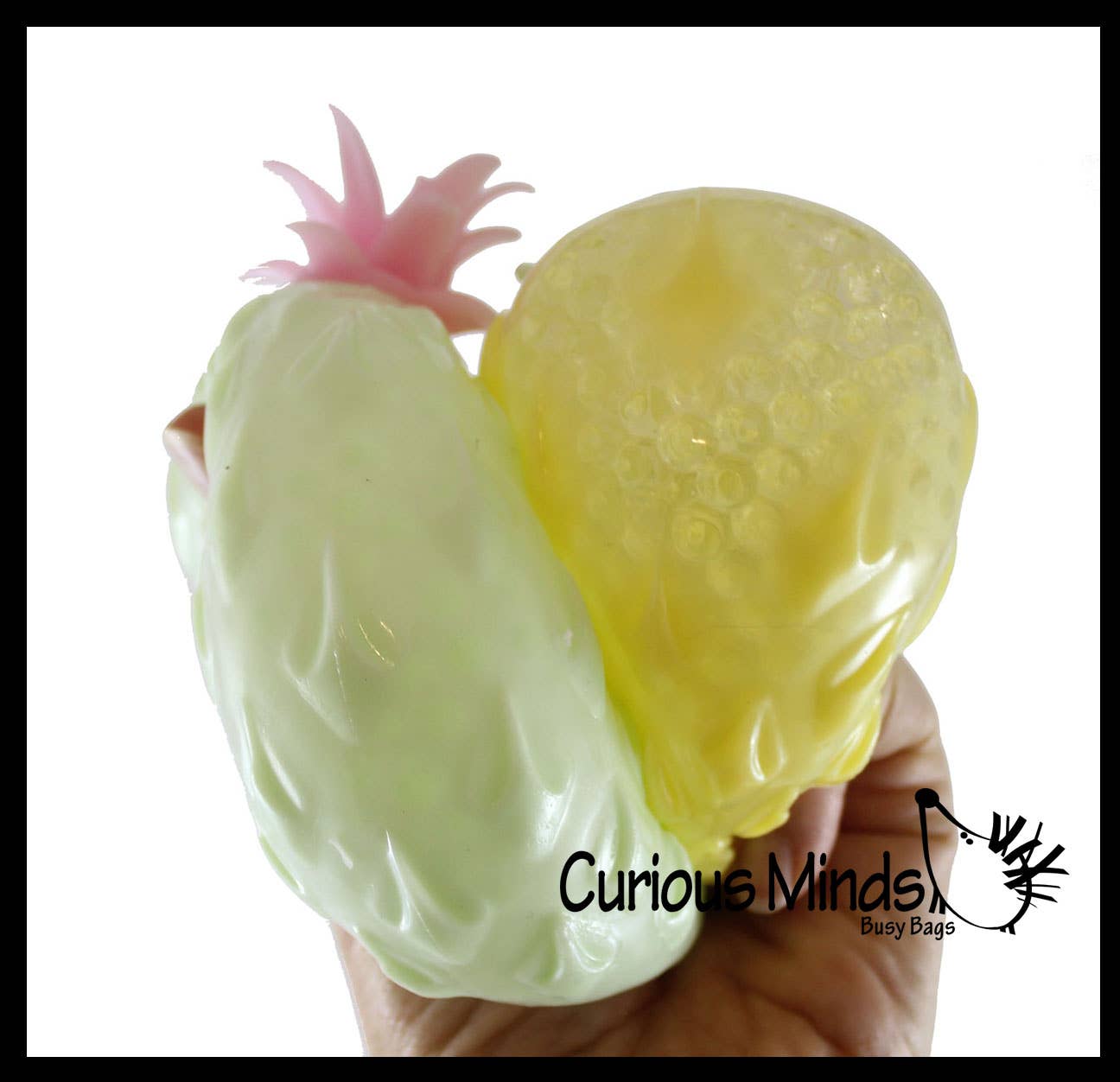Colored Pineapple Bead Filled Squishy