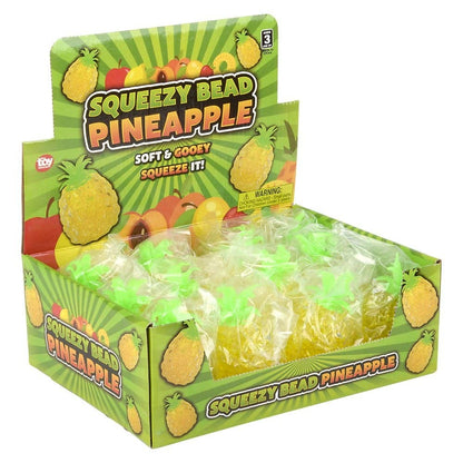 3.75" SQUEEZY GEL BEAD PINEAPPLE