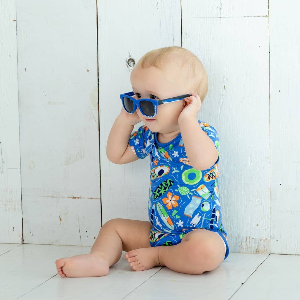 Beach Day Bamboo Onesie: 6-12M