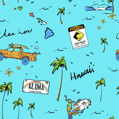 We Go Holoholo Burp Cloth