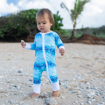 Nalu Bamboo Coverall: 6-9M