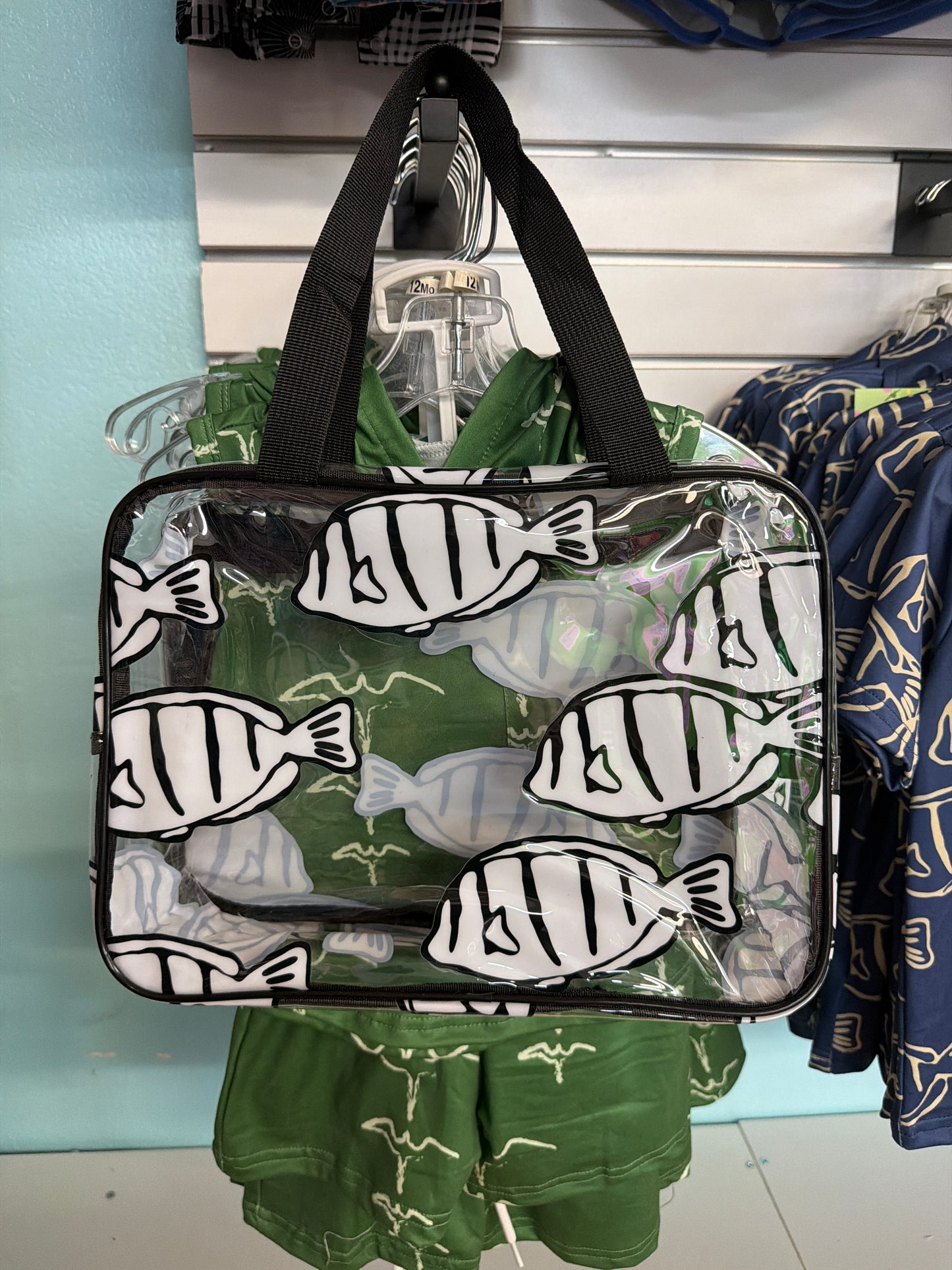 12” Clear Zip Bag, Manini